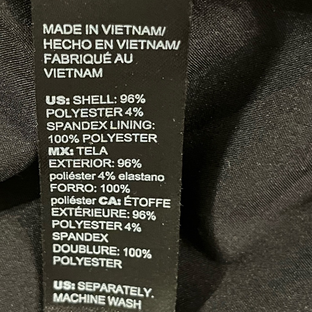 White House Black Market Black Faux Suede Moto Jacket - Silver Hardware Sz 8 - Picture 10 of 14